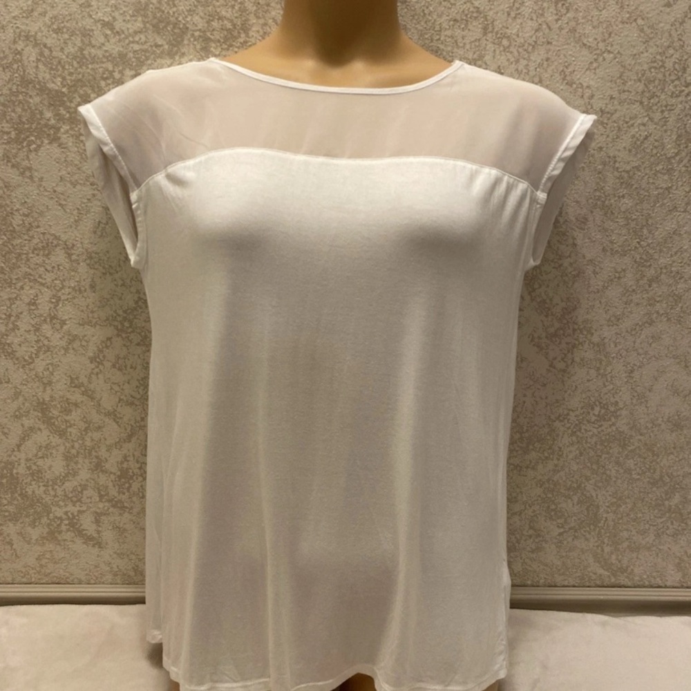 White House Black Market Elegant Sheer Blouse